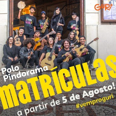 RESPONSABILIDADE SOCIAL: Inscrições Abertas para Projeto Guri Polo Pindorama