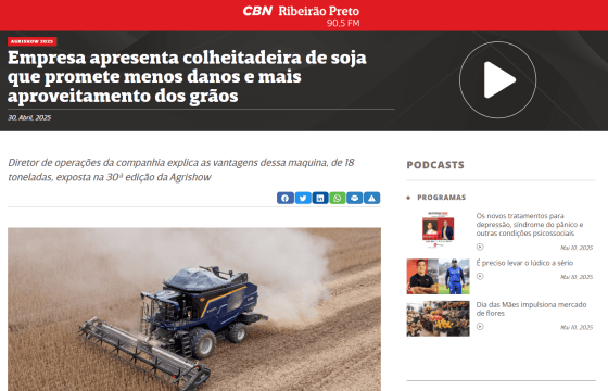 RÁDIO CBN - Ribeirão Preto 