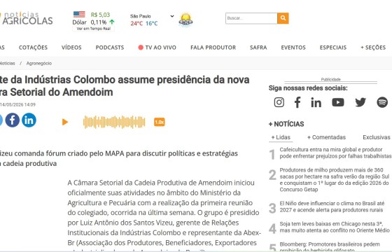 Notícias Agrícolas - Portal de Notícias 